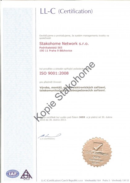 ISO 9001:2001 ISO 9001:2001