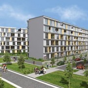 Praha, Prosek: Bytový dům "C", 93 bytů